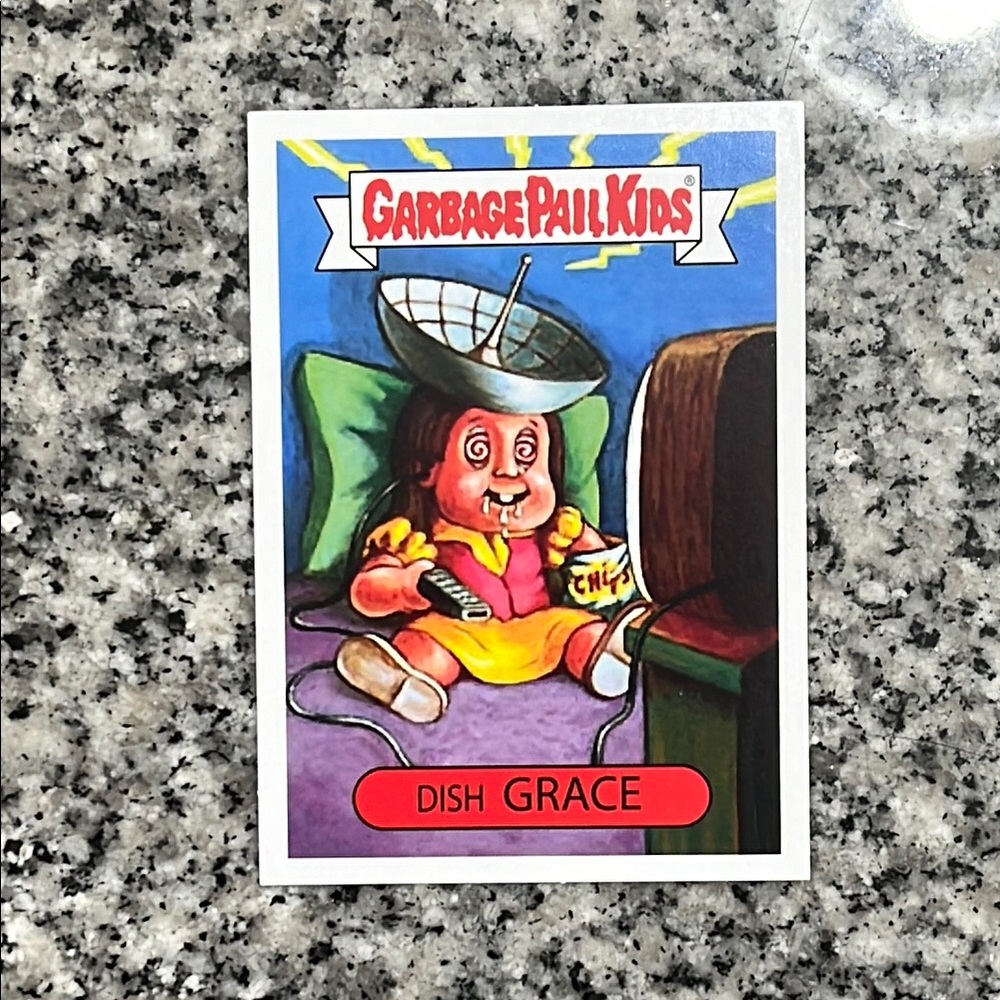 Garbage Pail Kids GPK Dish Grace Card Sticker Greenlight Topps